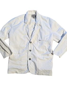 Marithe Francois Girbaud vintage 80s Men's White Casual Blazer Jacket M